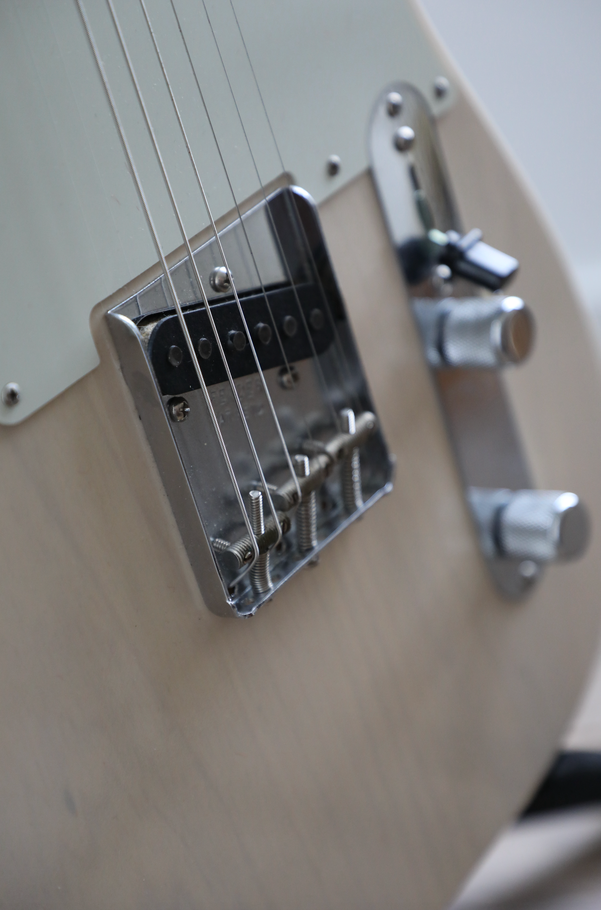 cream Fender Telecaster 